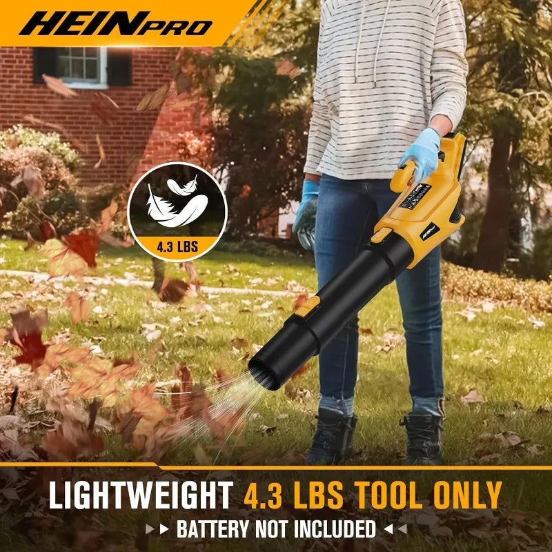 2 in 1 Cordless Leaf Blower and String Trimmer Combo Compatible with Dewalt 20V Battery 500 CFM 150 MPH Electric Leaf Blower 12 Inch Cordless Weed Wacker