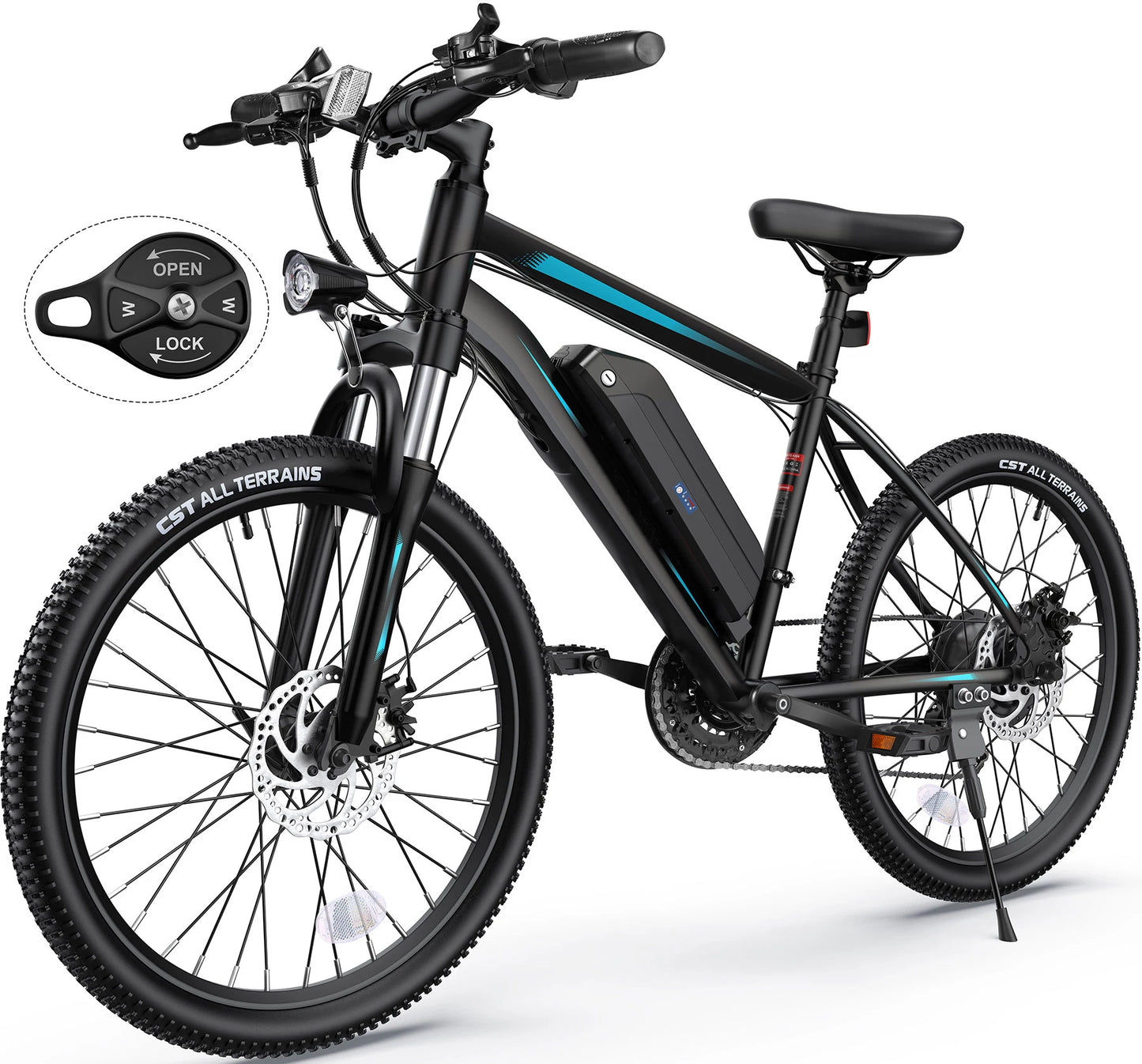 Vivi Mountain Bike 350W Motor 36V Removable Battery