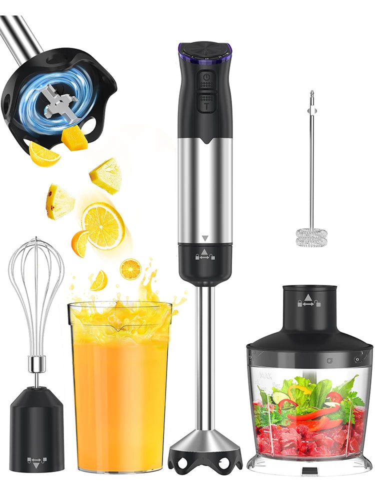 ZHIYU 1000W Immersion Handheld Blender 5 In 1 Kitchen