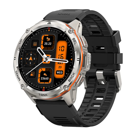 Original KOSPET TANK T3 Ultra Smart Watch for Men and Women GPS Fitness Tracker with AMOLED Display and Bluetooth Connectivity