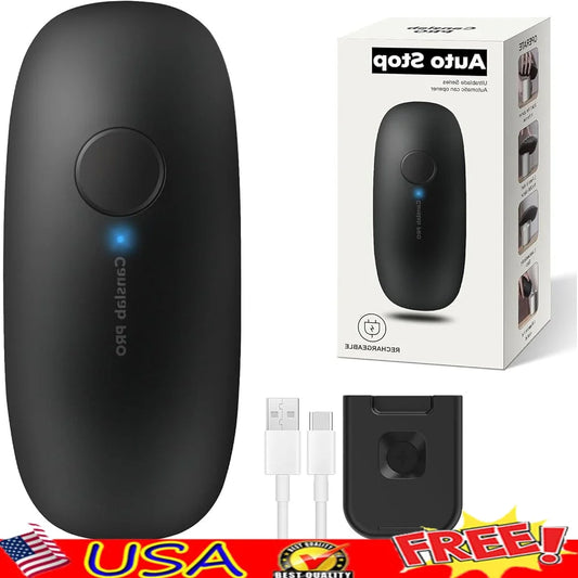 XMSJ Rechargeable Electric Can Opener Auto Stop Magnetic Lid