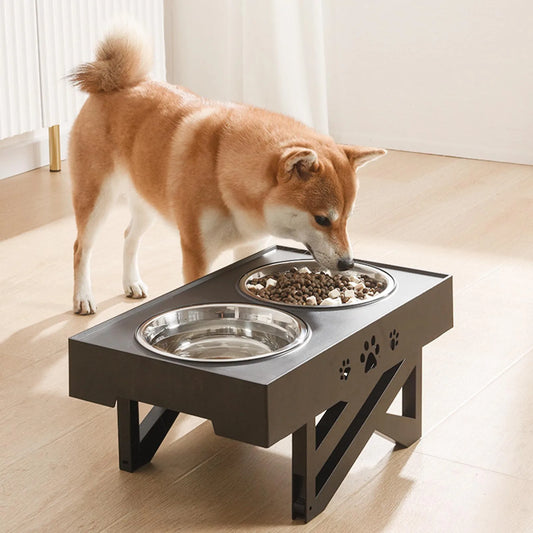 XuanUS Stainless Steel Elevated Dog Bowl Promotes Digestion