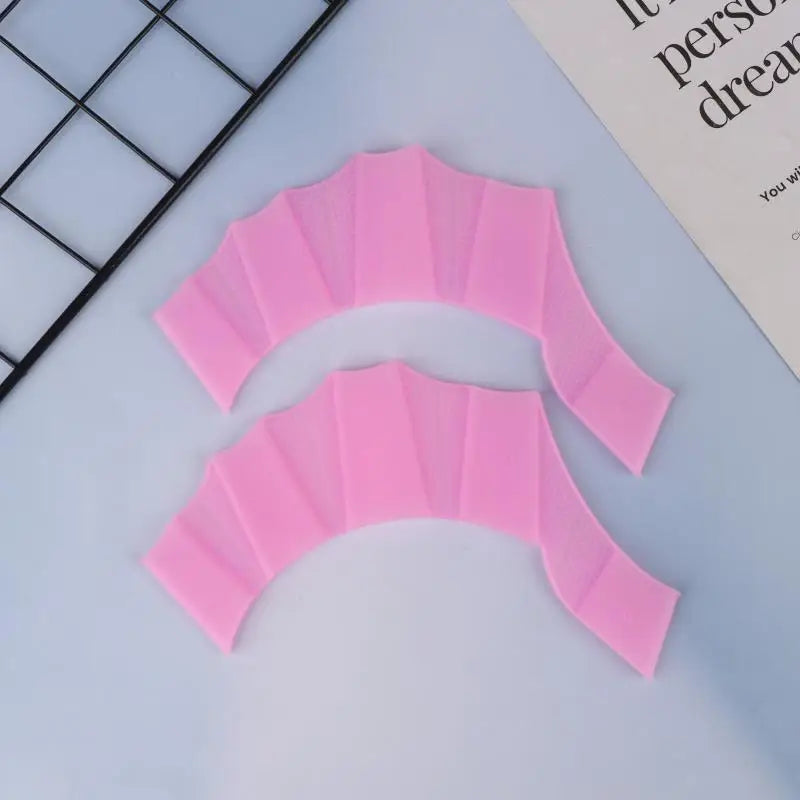 Silicone Swimming Fins Flipper for Men Women and Children Swim Pool Sports Professional Training Finger Hand Webbed Gloves Paddles Equipment