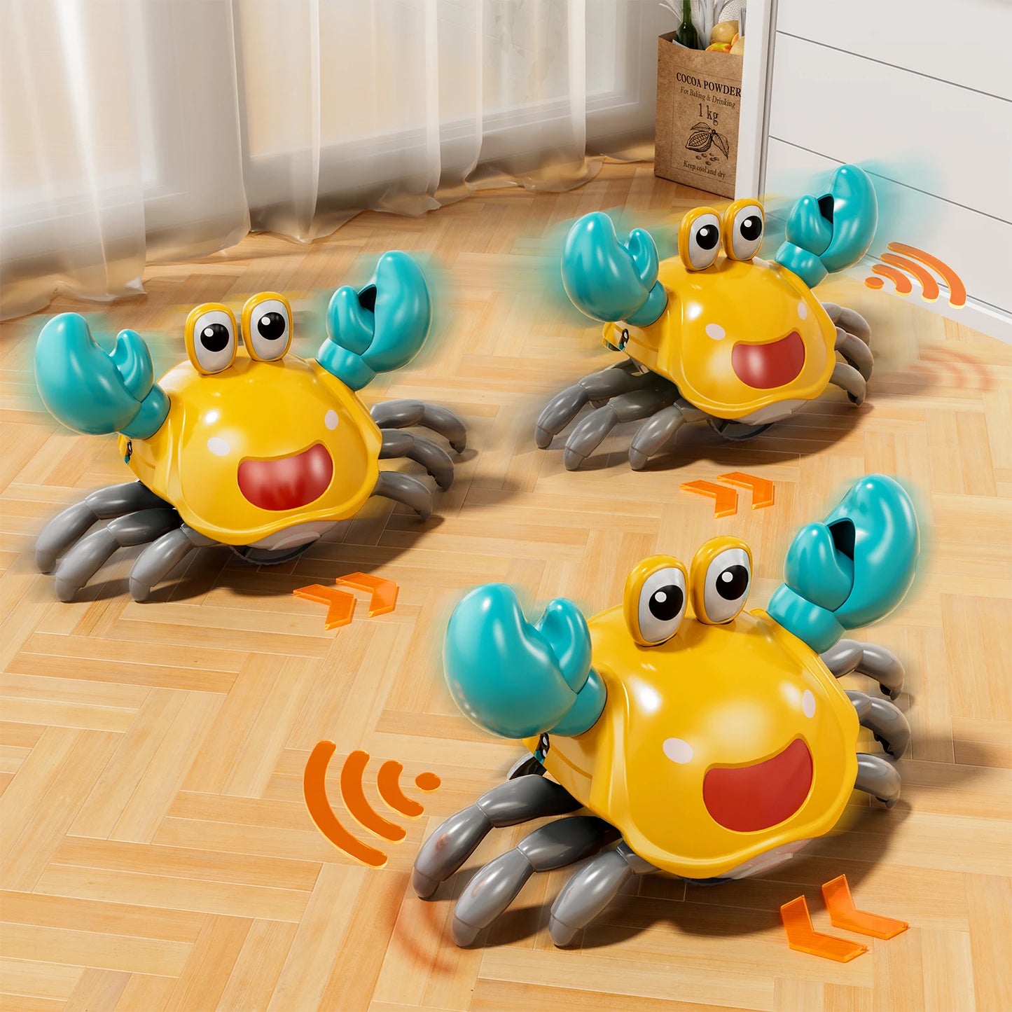 Crawling Crab Toy Dancing Moving Crab Toys for Kids Birthday Gifts