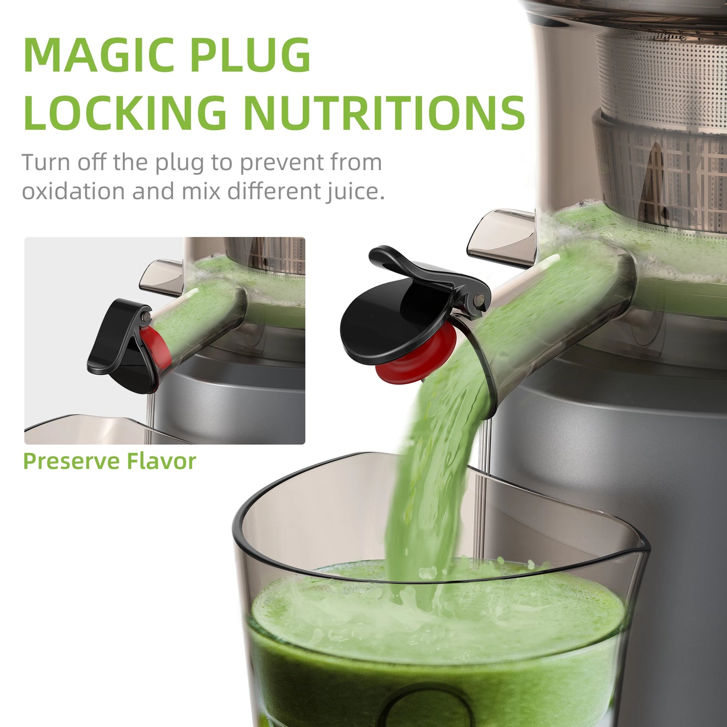 Biolomix Slow Masticating Juicer For Whole Fruits Everyday