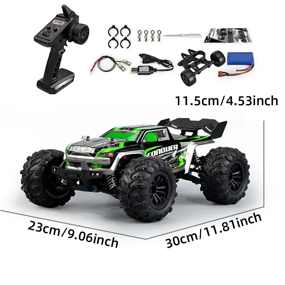 WLtoys 1:16 Scale Large RC Car 50km/h High Speed 4WD Remote Control Off Road Monster Truck Toy for Boys