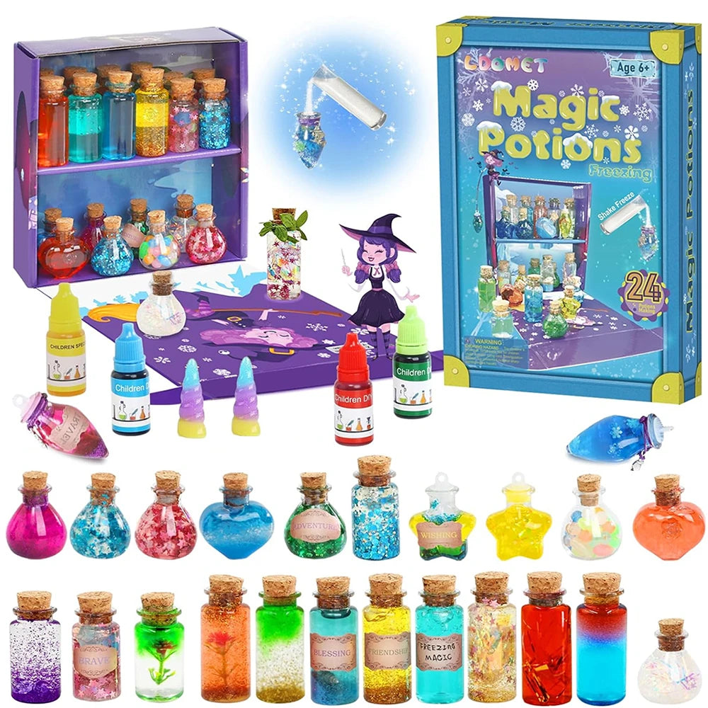 Fairy Potion Kit 22 Bottles Craft Set For Kids DIY Fun