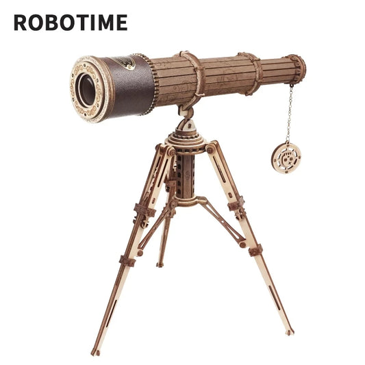 Robotime ROKR Monocular Telescope 3D Wooden Puzzle Toy