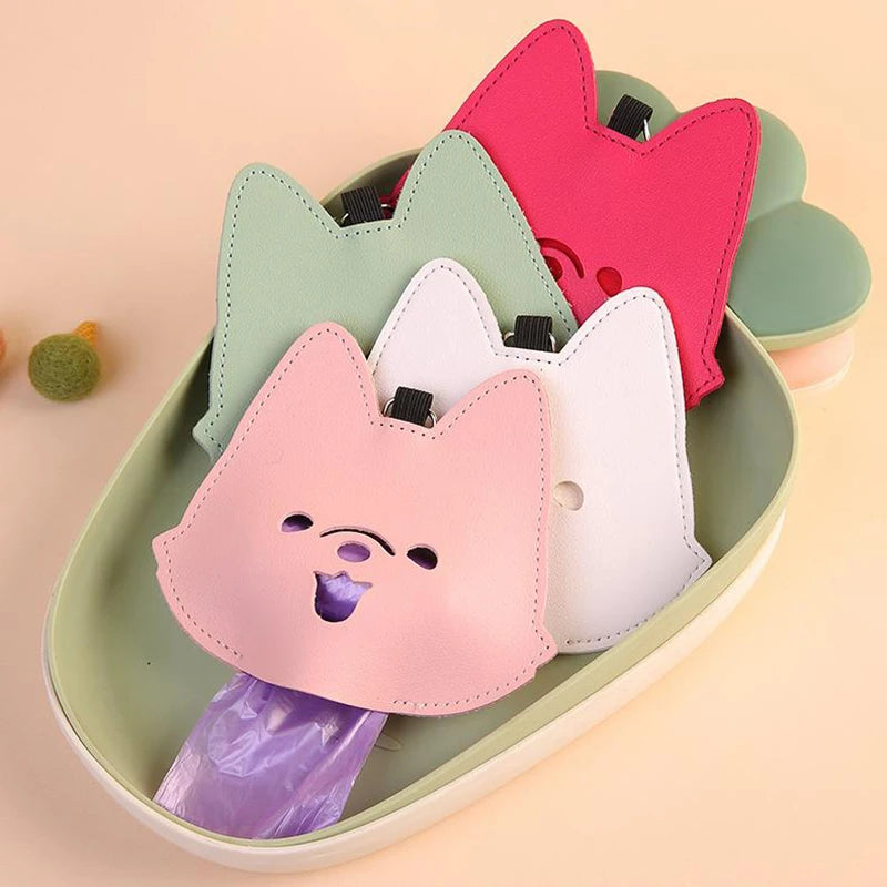 YOWE Dog Poop Bags Holder Biodegradable Dispenser Portable