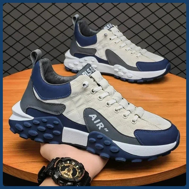 Men's Casual Platform Sneakers Breathable Walking Shoes