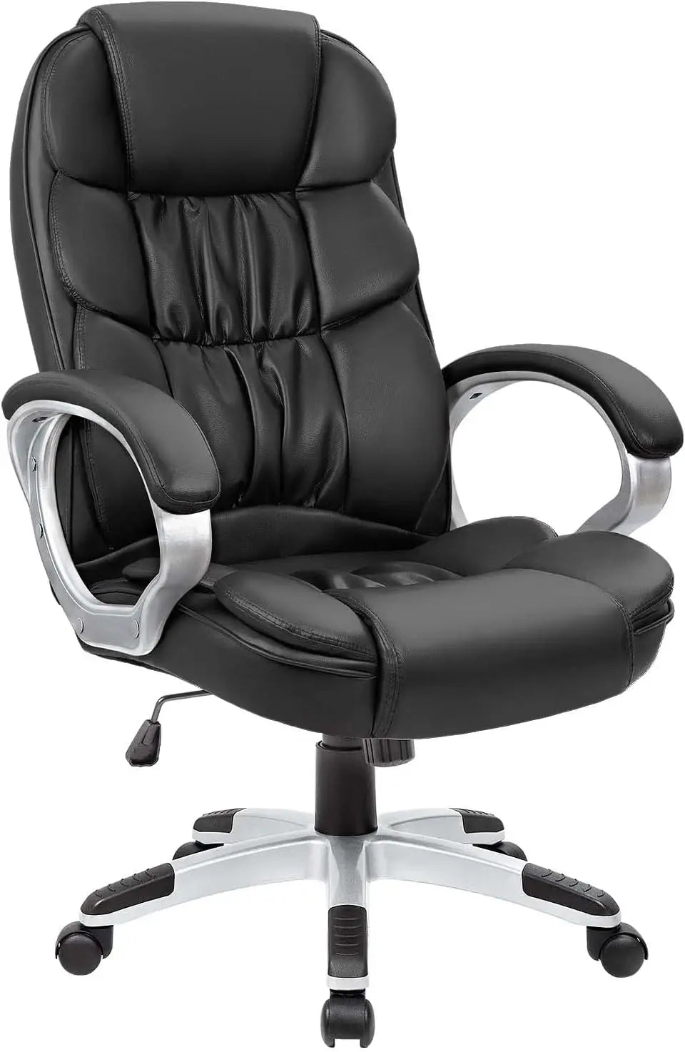 Office Chair High Back Computer Desk Chair PU Leather Adjustable Height Modern Executive Swivel Task Chair