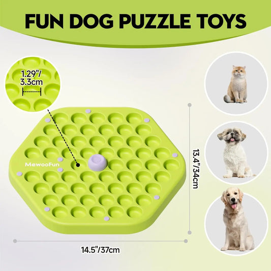MewooFun Level 4 Dog Puzzle Toy Interactive Feeding Enrichment Toy for Smart Dogs All Breeds