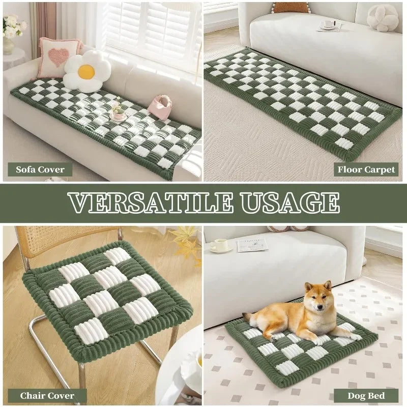 Couch Cover for Dogs Washable Pet Sofa Cover Dog Couch Cover Protector Non Slip Dog Bed Mat Soft Fuzzy Fabric