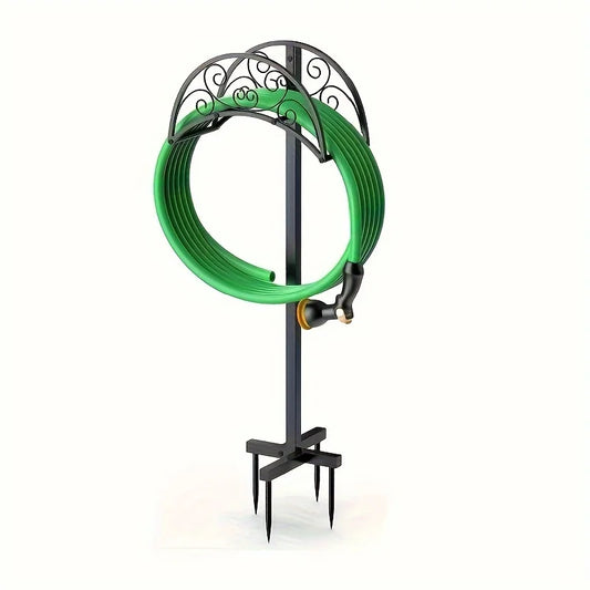 Happy Life Goods 25 Heavy Duty Garden Hose Holder Stand