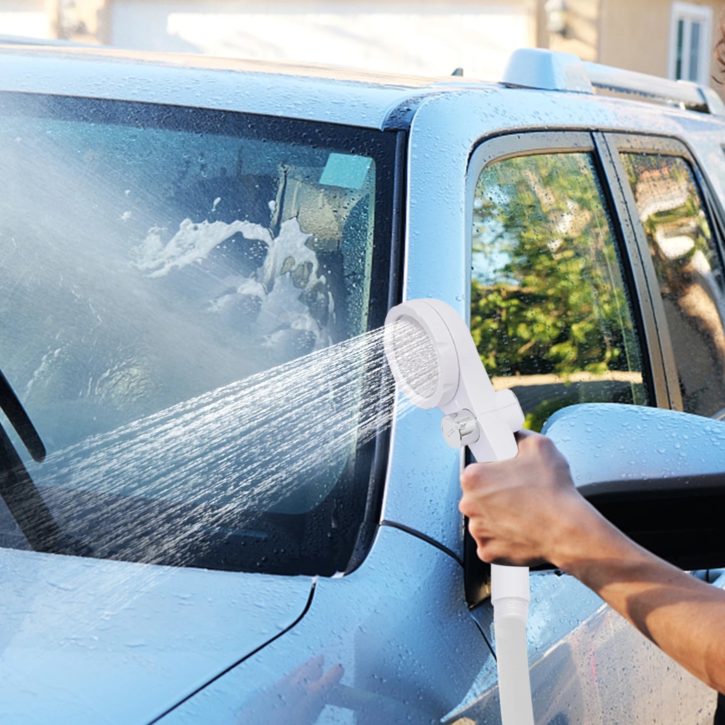 Portable Electric Camping Shower Kit for Beach and RV Travel