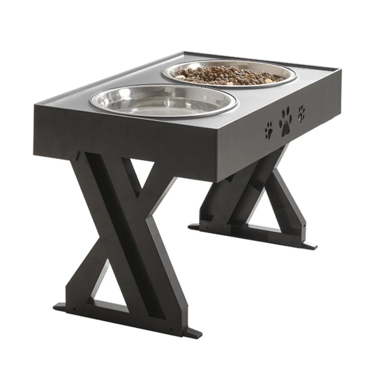 XuanUS Stainless Steel Elevated Dog Bowl Promotes Digestion