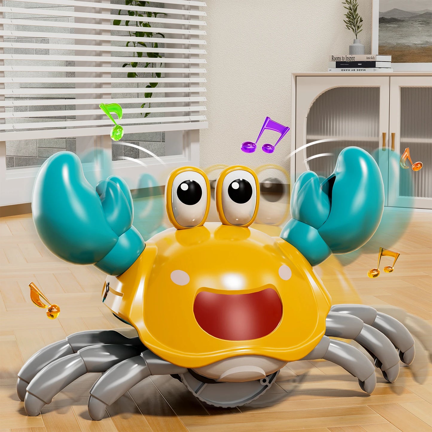 Crawling Crab Toy Dancing Moving Crab Toys for Kids Birthday Gifts