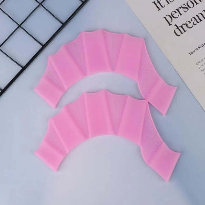 Silicone Swimming Fins Flipper for Men Women and Children Swim Pool Sports Professional Training Finger Hand Webbed Gloves Paddles Equipment