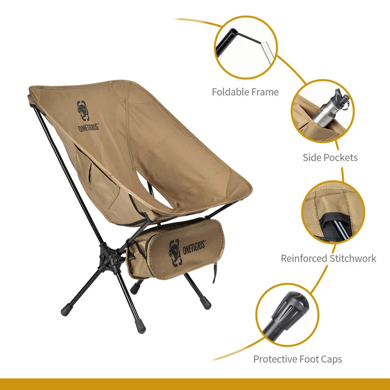 OneTigris Portable Camping Chairs Foldable Outdoor Use