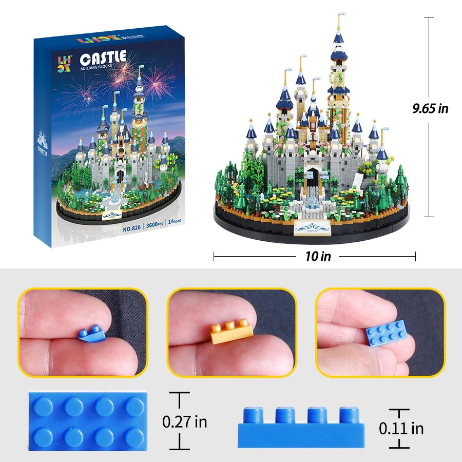 Bibilock Micro Building Blocks Princess Castle Dream Set