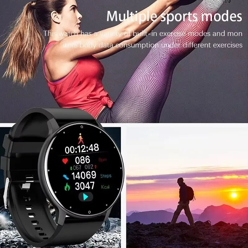LIGE 2025 New Smart Watch for Men Full Touch Screen Sport Fitness Watch IP67 Waterproof Bluetooth Smartwatch for Android and iOS