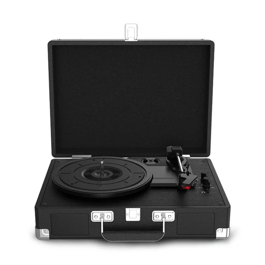 Maio Vintage Belt-Driven Turntable 3-Speed With Speakers