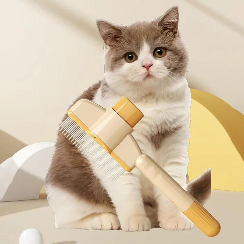 Hign Concerned Dog Comb Pet Hair Remover One Button Grooming