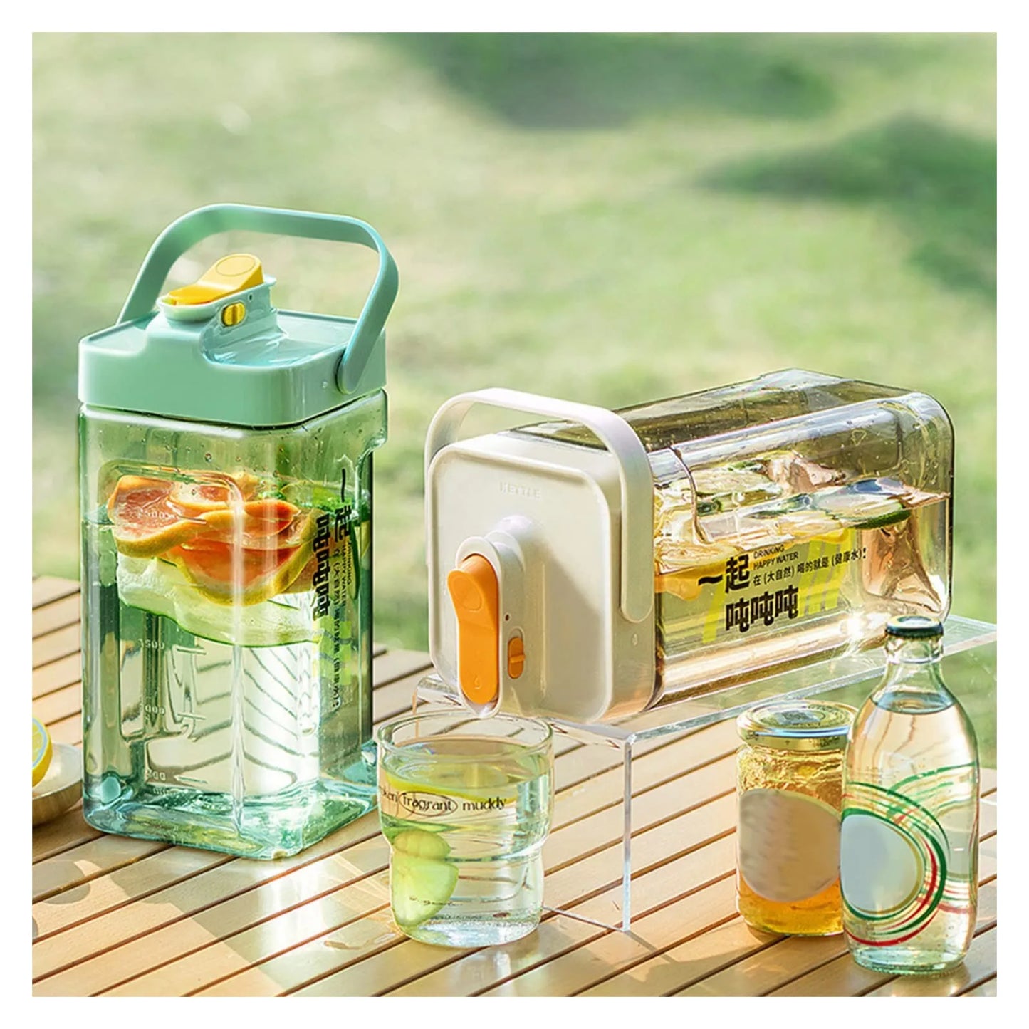 Refrigerator Cold Kettle With Faucet Large Capacity Juice Drink Bucket Eco-Friendly Kitchen Tool