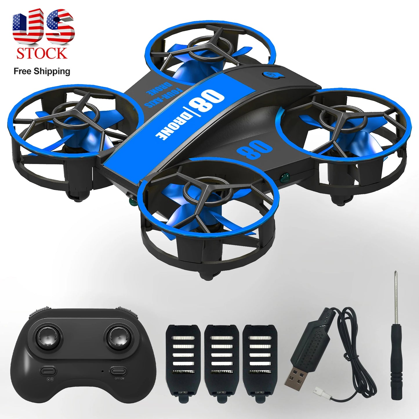 Happy Life Goods 25 Mini Drone For Kids RC Quadcopter