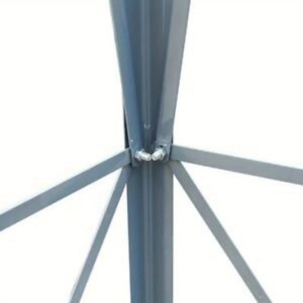 8 Foot Windmill Decorated Garden Weather Wheel Weather Resistant Metal Windmill