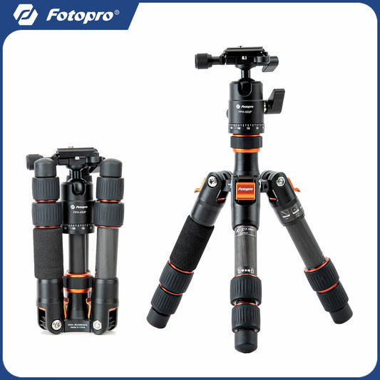 Fotopro Mini Tripod Portable Desktop Carbon Fiber Travel Tripod With Ball Head X-GO MINI 2
