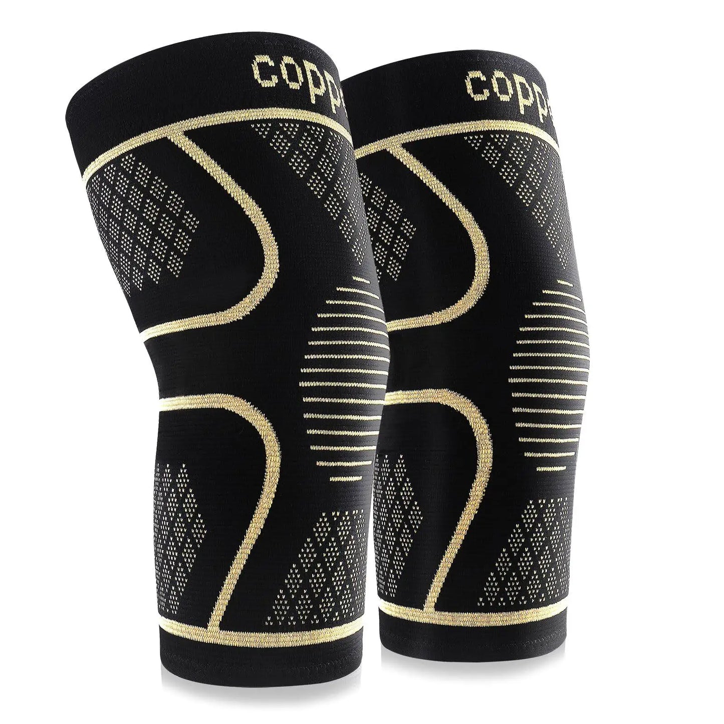 Copper Knee Pads for Joint Support and Pain Relief Unisex Running and Exercise Gear 1 Pair